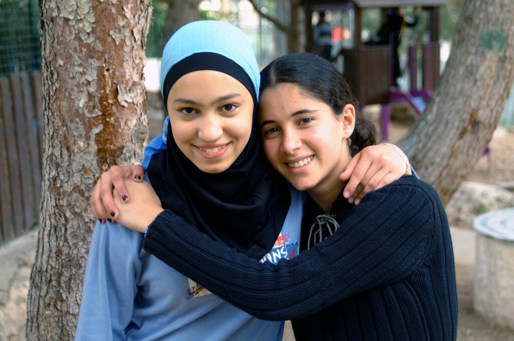 Arab and Jewish friends