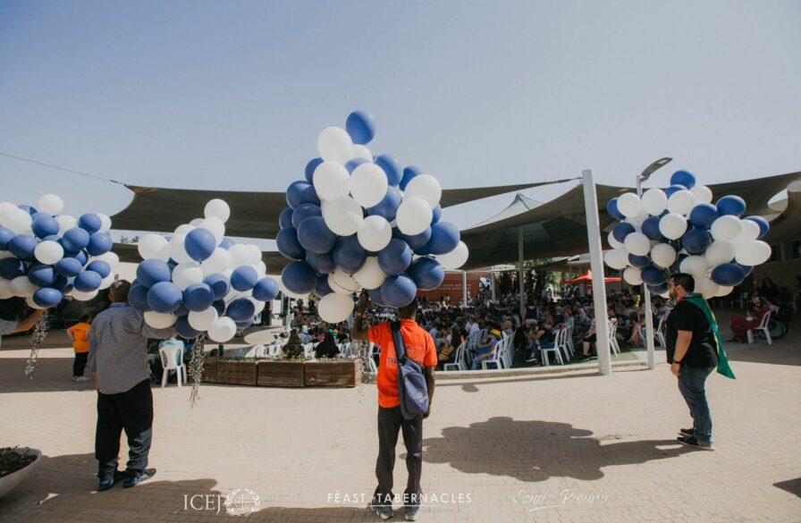 ICEJ Feast Solidarity Rally in the Negev