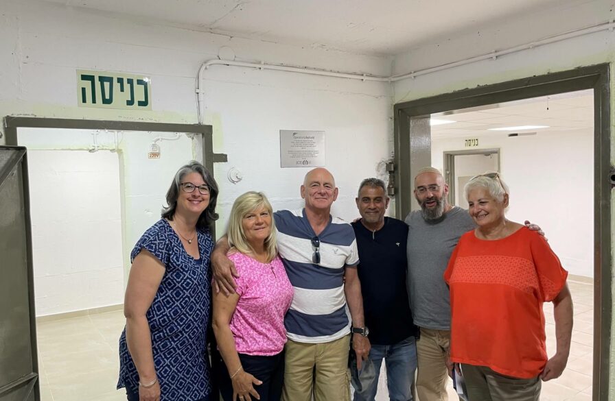 Nicole Yoder outside renovated shelter