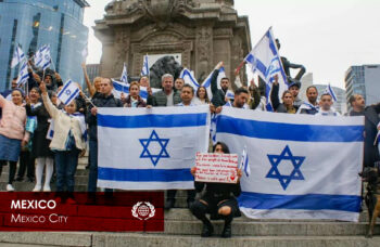 Pro-Israel Rally in Mexico City, Mexico