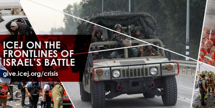 ICEJ on frontlines