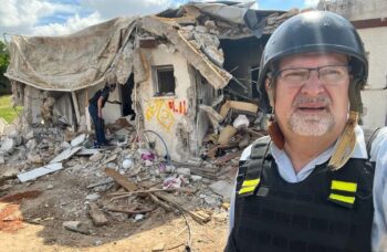 Dr. Juergen Buehler at Kfar Aza