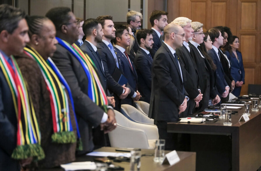 SA & Israeli representatives at The Hague