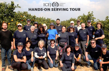 ICEJ Hands-on Tour group