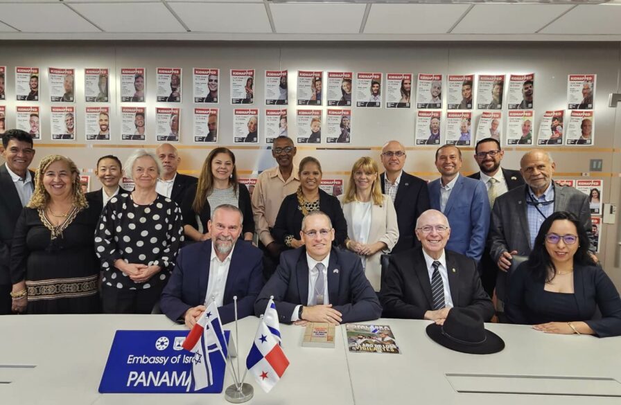 Eight delegates from latin american countries at ICEJ-panama regional conference