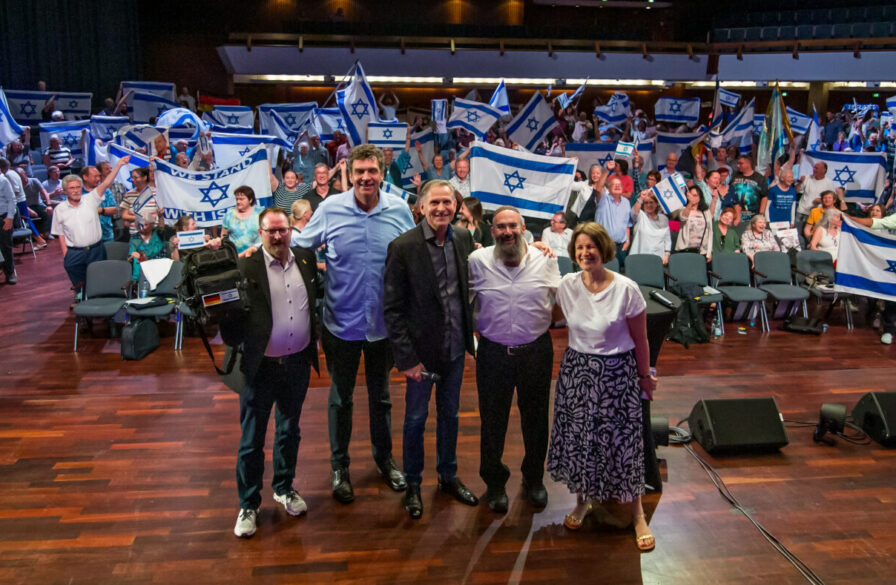 ICEJ Germany rally for Israel