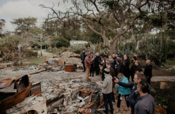 ICEJ solidarity mission sees devastation at Kibbutz Nir Oz