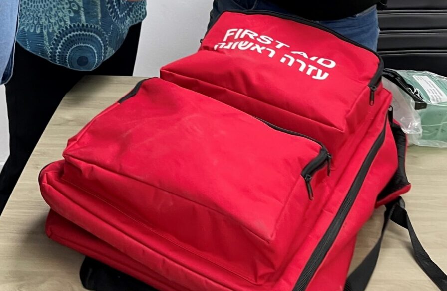Medical kit donated by the ICEJ