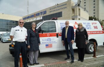 ICEJ donated Ambulance