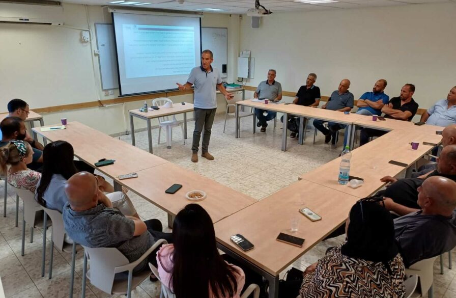 First meeting to begin training in bedouin communities in Misgav