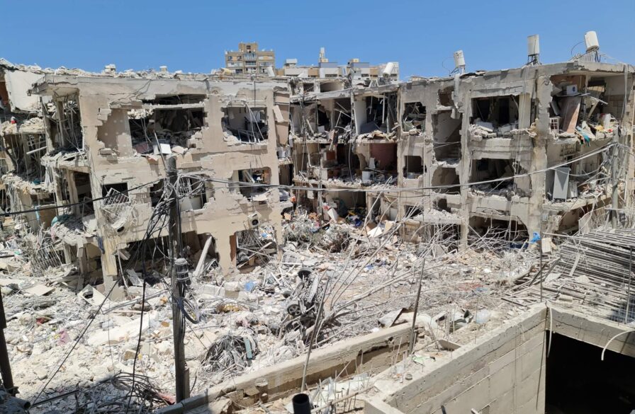 Bat Yam - missile strike from Iran - June 2025