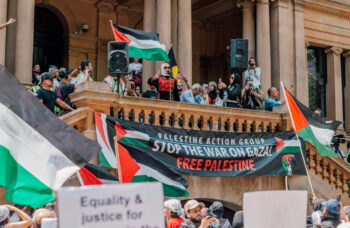 Free Palestine (Credit: Nikolas Gannon/Unsplash)