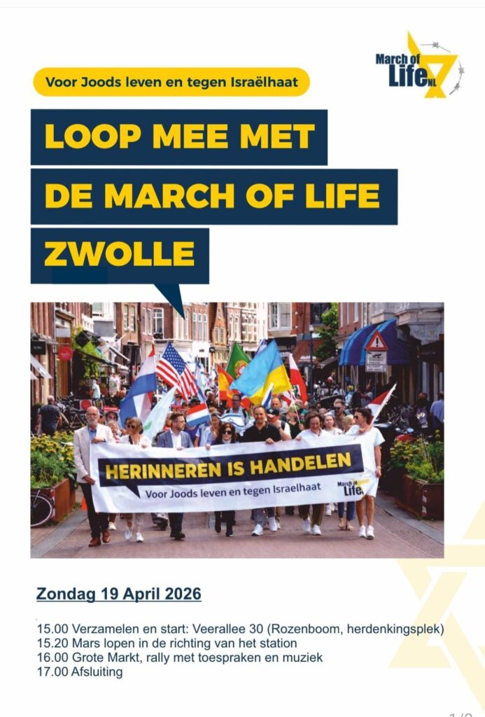 Flyer March of Life Zwolle 2026