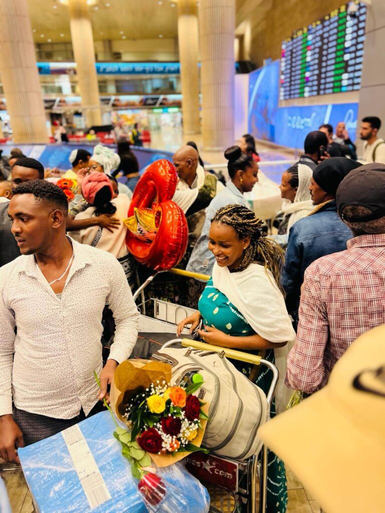 Aankomsthal Ben Gurion – Aliyah uit Ethiopië